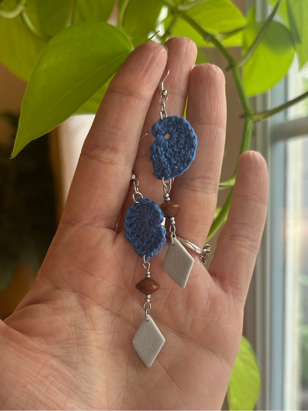 Shell Crochet Earrings